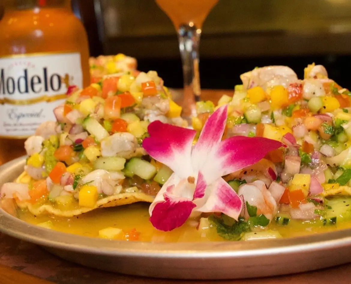 ceviche tostada